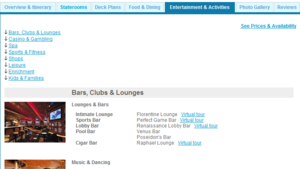 Image of Cruises Only website
